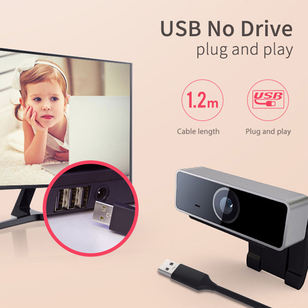 Webcam USB PC Computer FHD 1080P