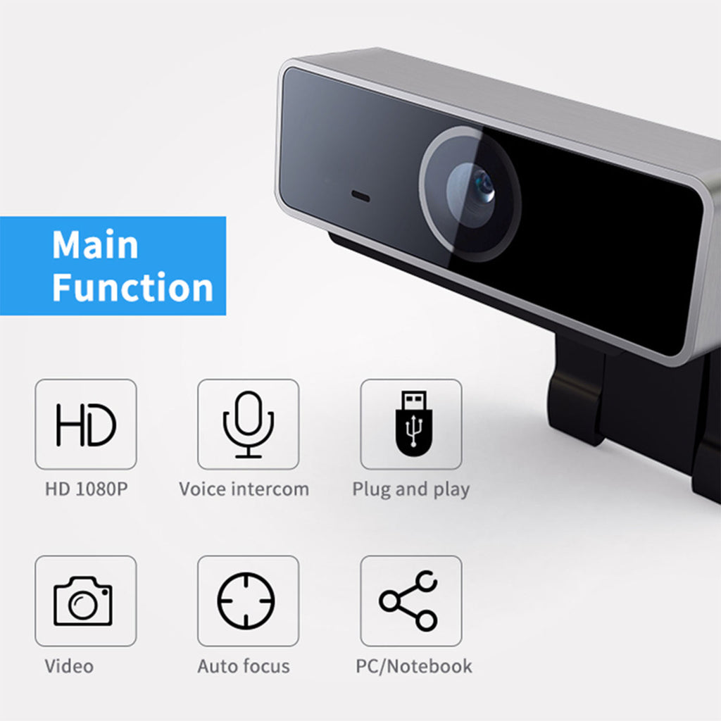 Webcam USB PC Computer FHD 1080P