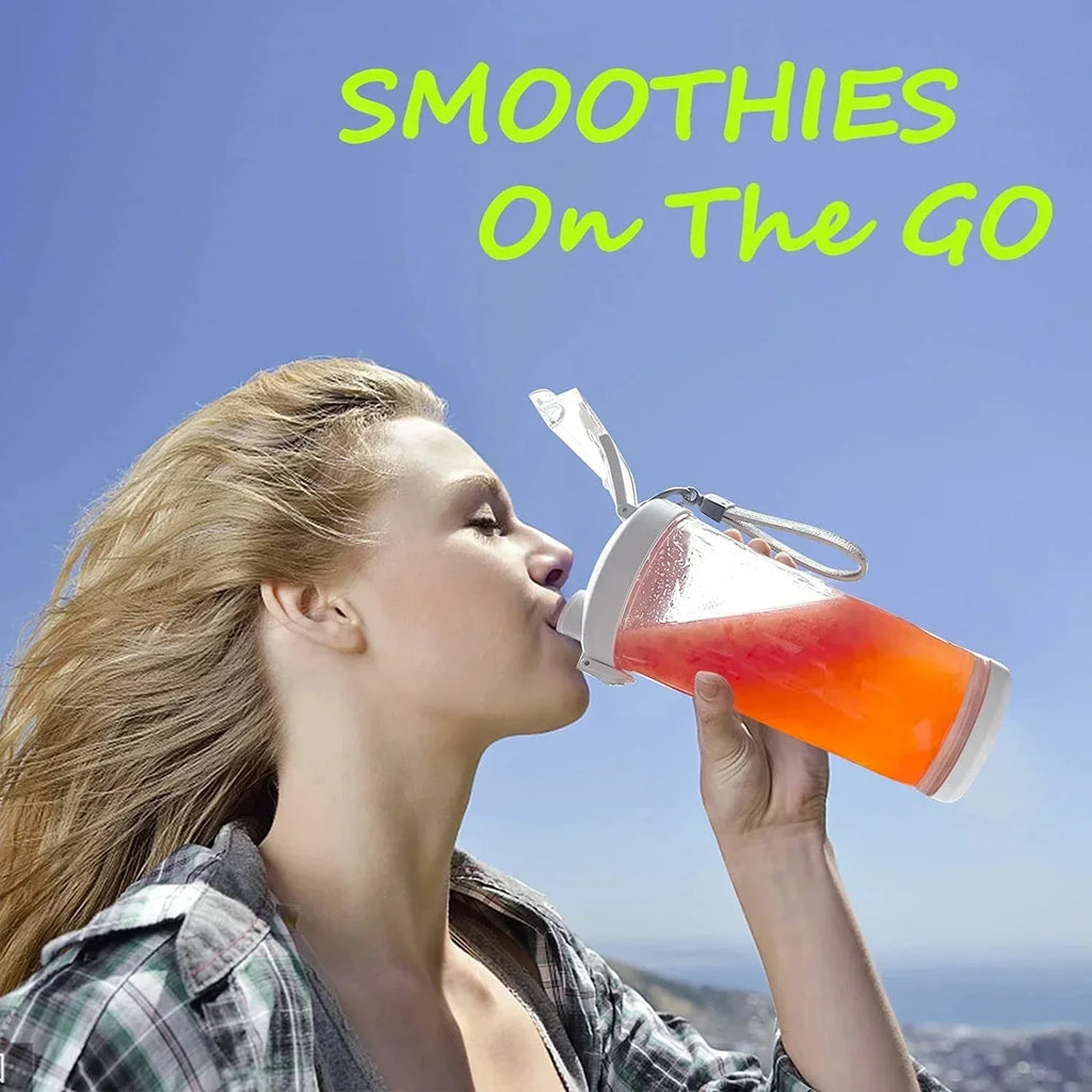 Premium 600ML Portable Blender High-Speed USB Rechargeable Smoothie & Juice Maker