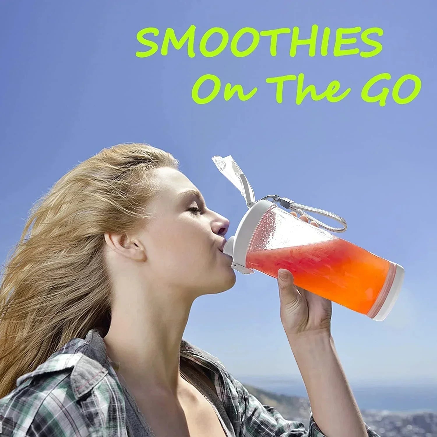 Premium 600ML Portable Blender High-Speed USB Rechargeable Smoothie & Juice Maker