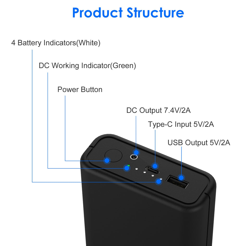 Power Bank 1Pc 10,000mAh OR 20,000mAh 5V 2A