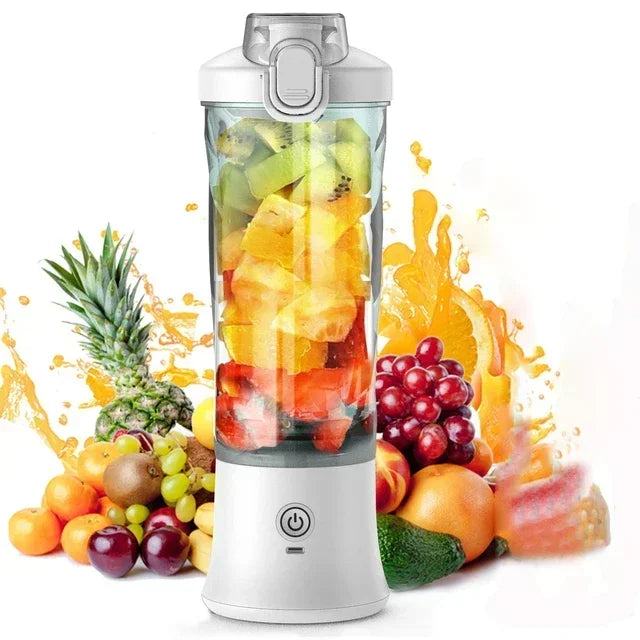 Premium 600ML Portable Blender High-Speed USB Rechargeable Smoothie & Juice Maker